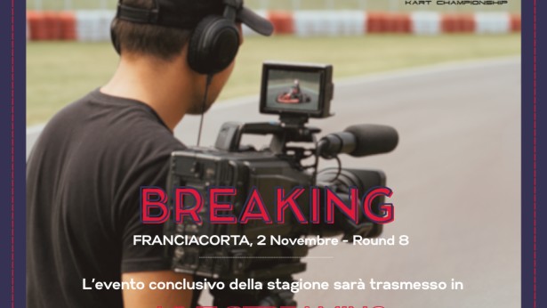 La gara di Franciacorta sarà trasmessa in Diretta Streaming
