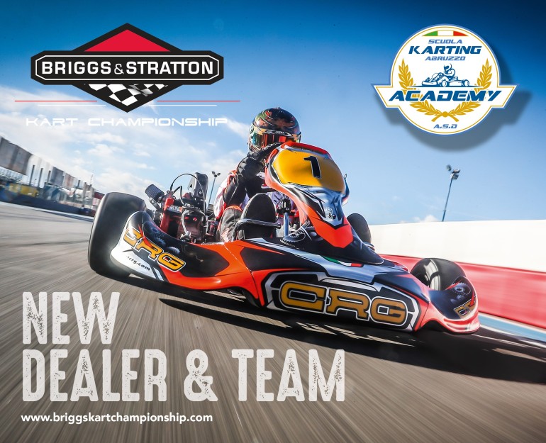 Scuola Karting Abruzzo Academy nuovo rivenditore e Team Briggs Kart 